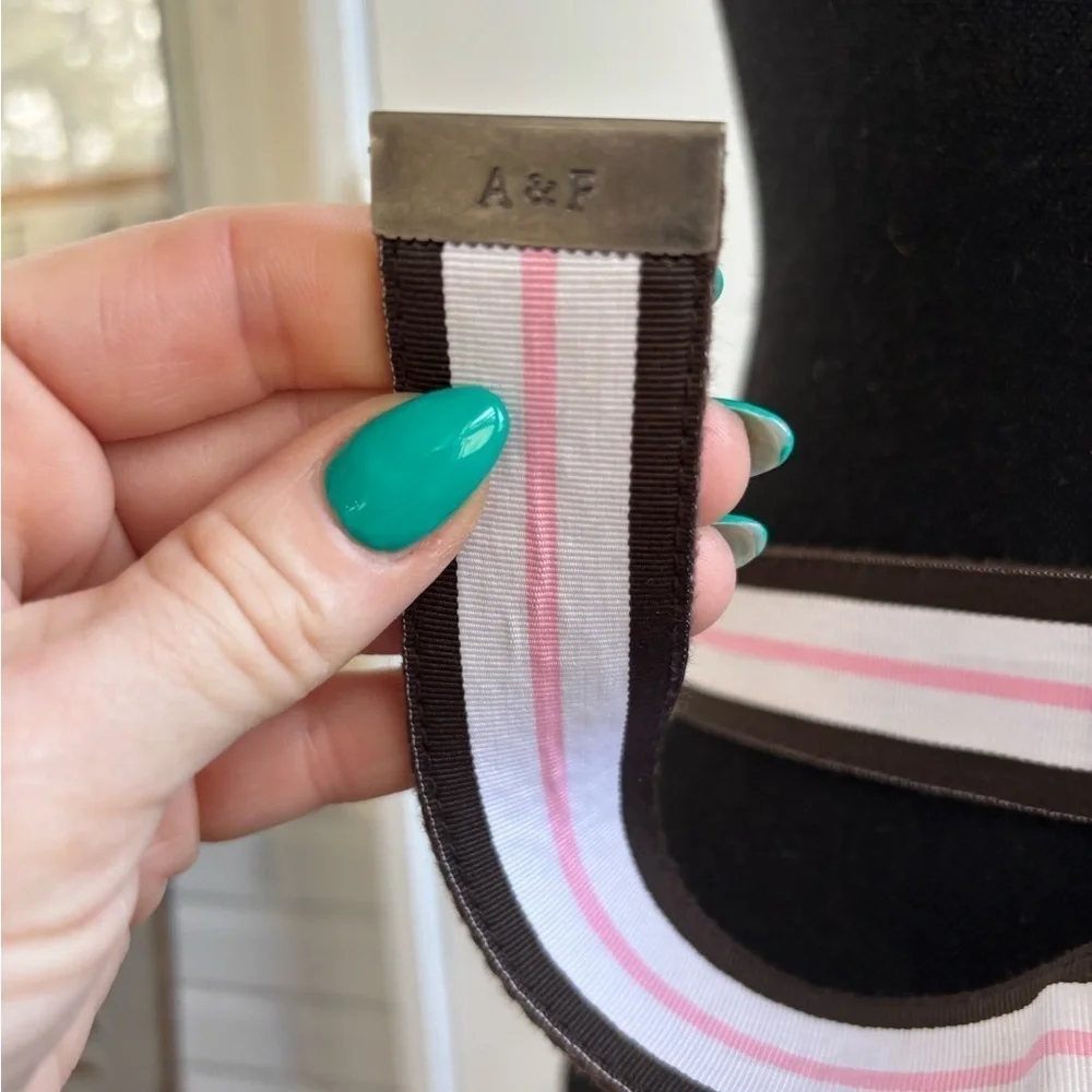 Abercrombie‎ and Fitch Canvas Belt vintage Y2K industrial layered